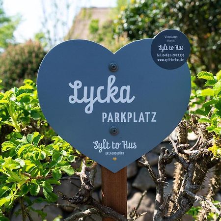 Appartement Lycka Keitum Buitenkant foto
